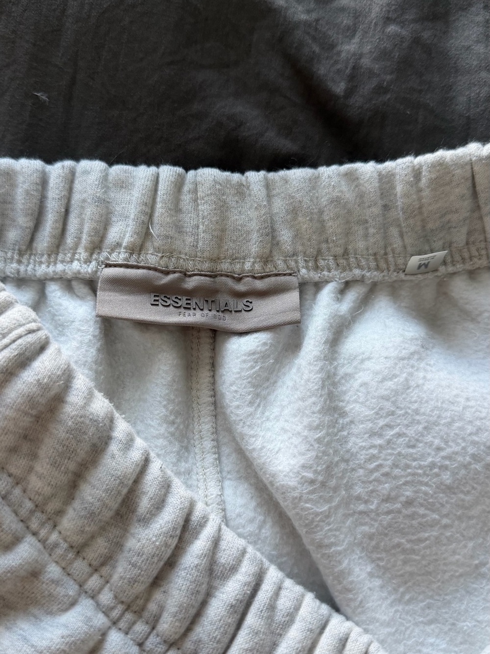 Essentials Light Oatmeal Sweatpants - Picture 3 of 4